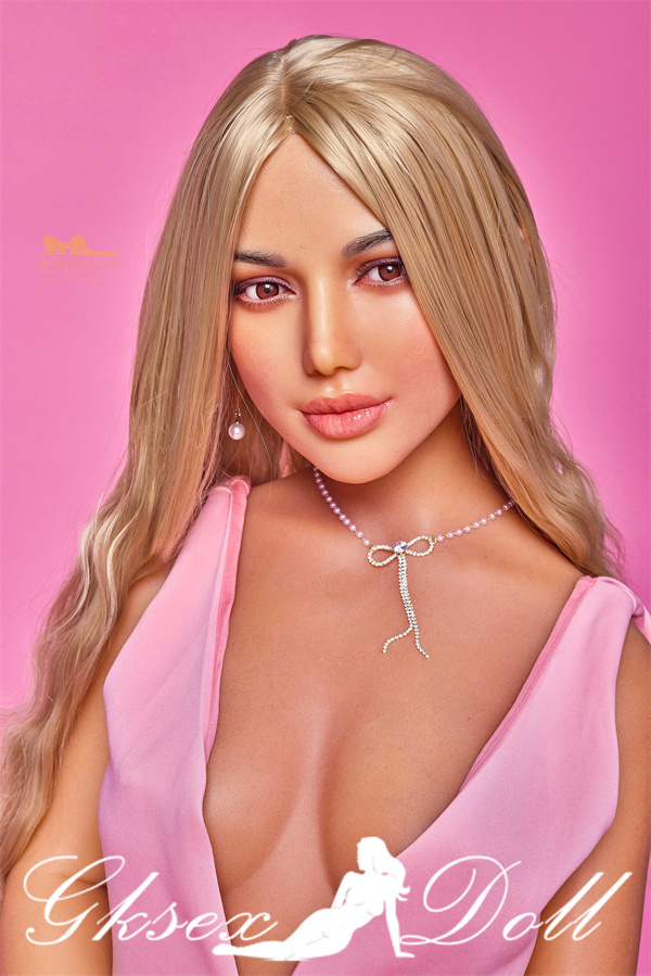 D04280 07 D04280 07 Life Size Small Breasts Blonde Silicone Sex Doll 152cm B-Cup S13 Celine