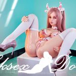 D40009 19 1 150CM D-CUP Silikonowy Głowa najlepsza lalka seksu Madden