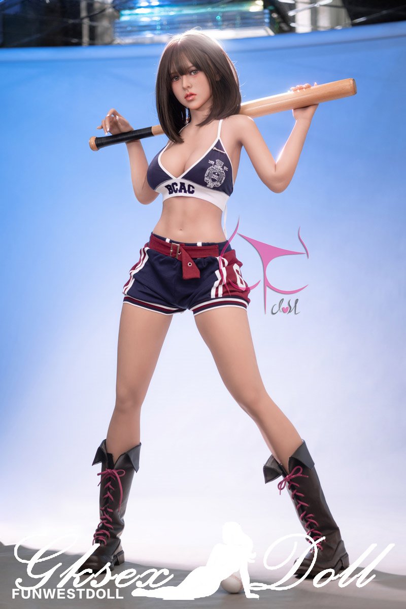 D47053 11 155cm F-Cup Baseball Player Large Breasts Teen Sex Doll Darlene