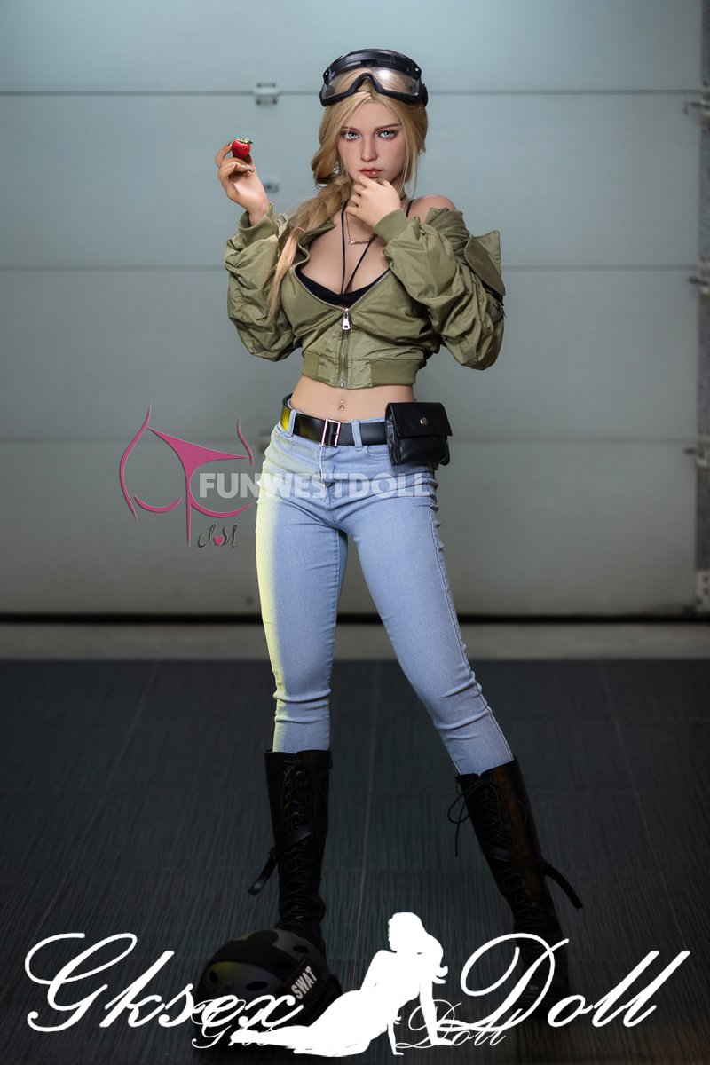 D47070 14 162cm F-Cup Large Breasts Blonde Sex Doll Bella