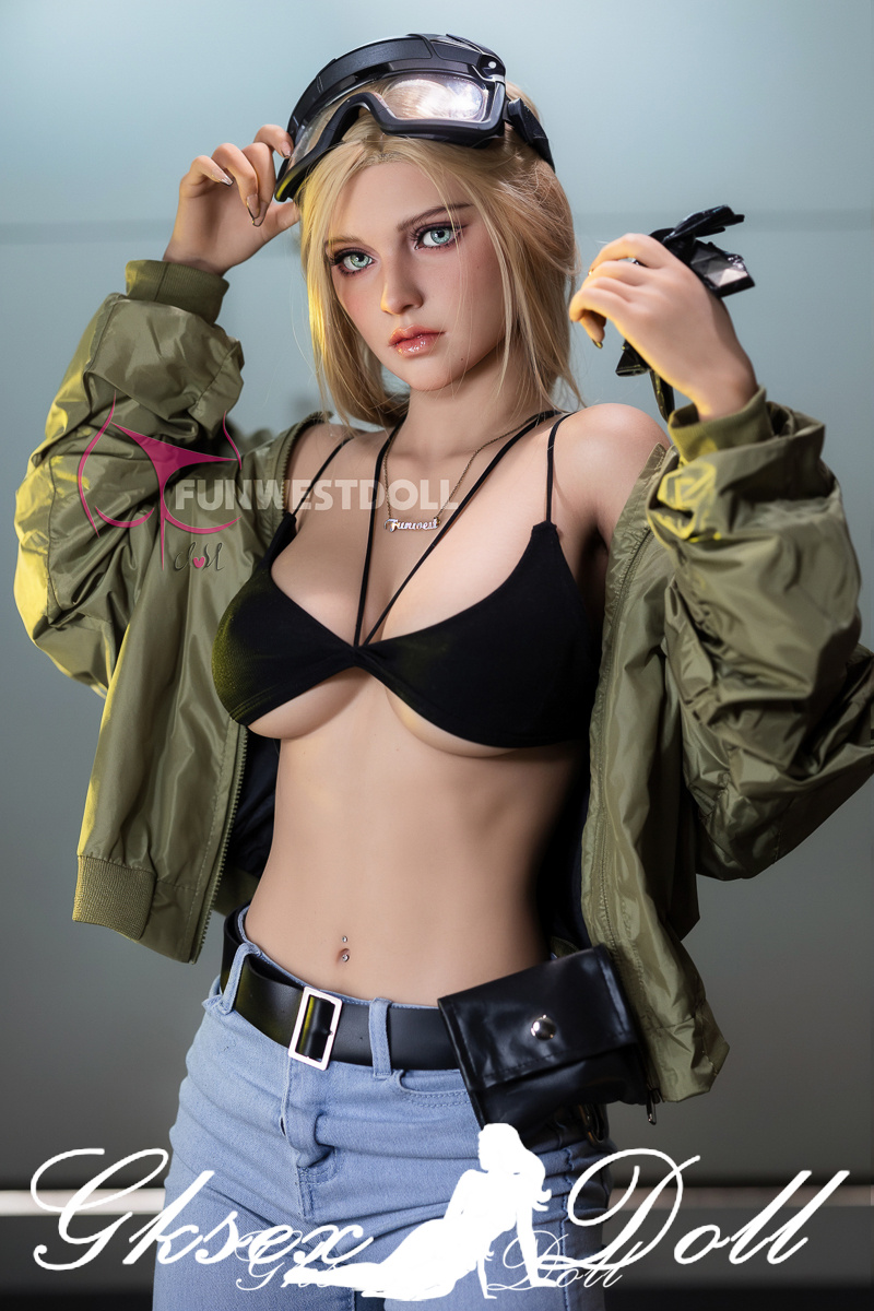 D47070 15 162cm F-Cup Large Breasts Blonde Sex Doll Bella