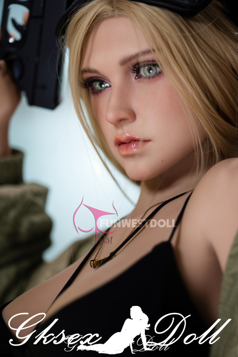 D47070 20 162cm F-Cup Large Breasts Blonde Sex Doll Bella