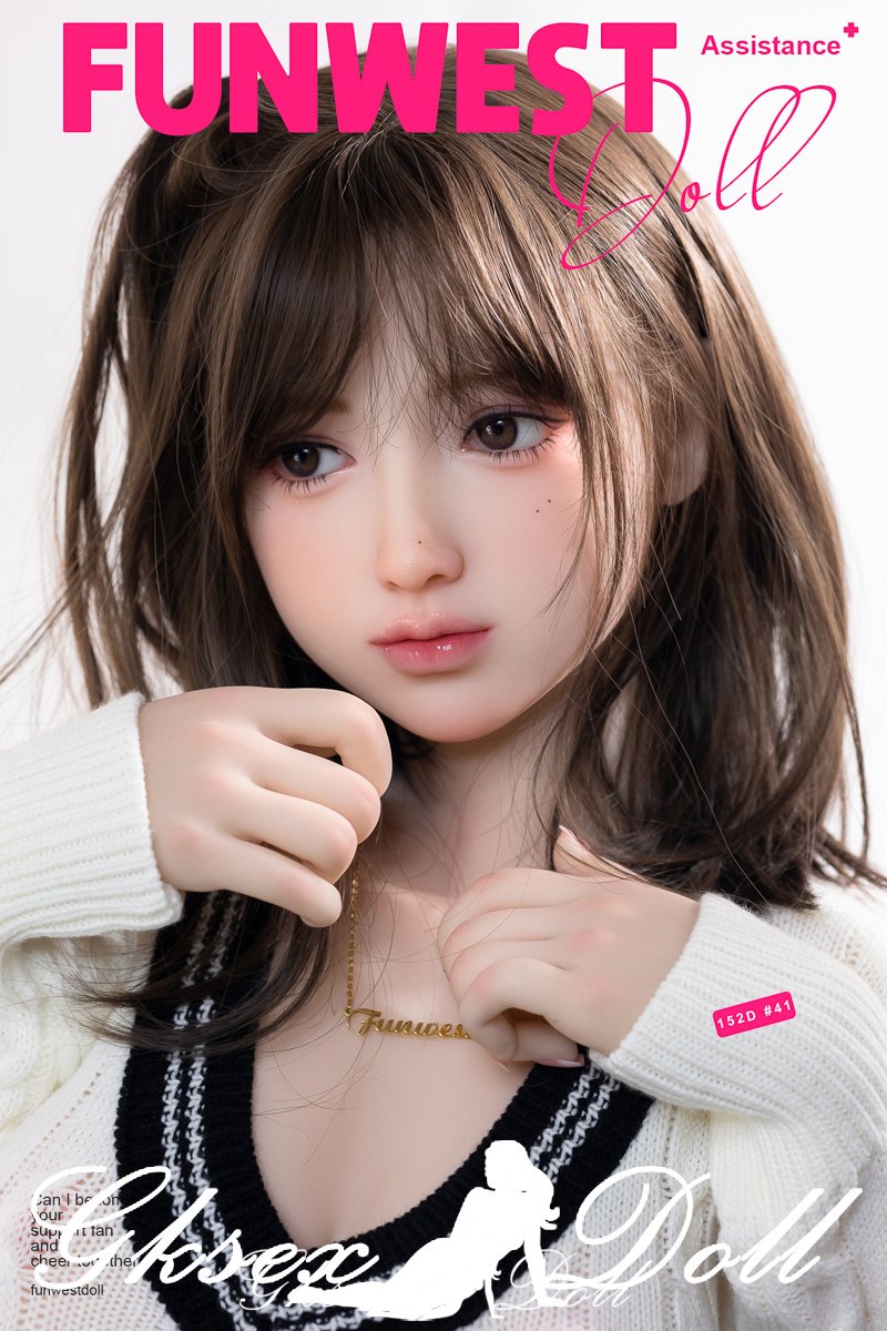 D47075 01 Small breasts love doll 158cm black long hair Asian TPE sex doll