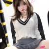 D47075 11 Small breasts love doll 158cm black long hair Asian TPE sex doll
