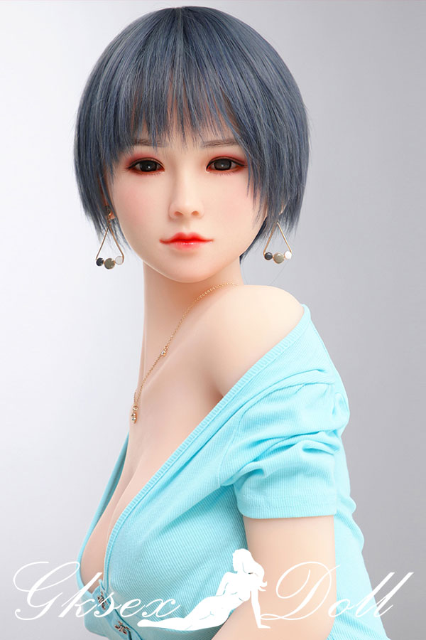 Sexdoll03004 01cm e-cup krátké vlasy Silikonové hlavy Sex Doll Bertha sexdoll03004 01 158cm E-Cup short hair Silicone head Sex Doll Bertha
