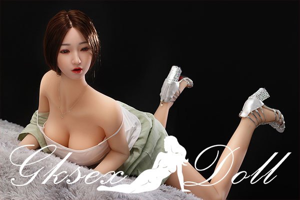 sexdoll03005 11 158cm E-Cup Chinese Silicone head Sex Doll Bettina