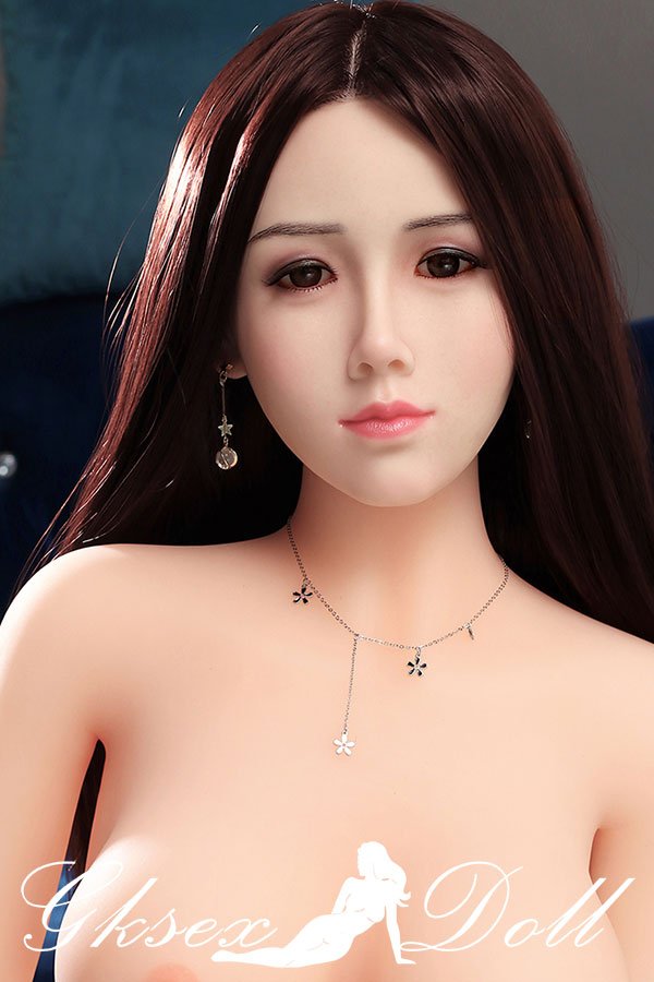 sexdoll03009 07 158cm E-Cup Silicone head Skinny Sex Doll Catherina
