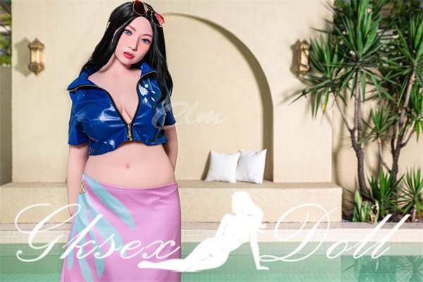 CLMD43062 02 Ultra Realistic Silicone Sex Doll Sie159cm Chubby Sex Doll Nico