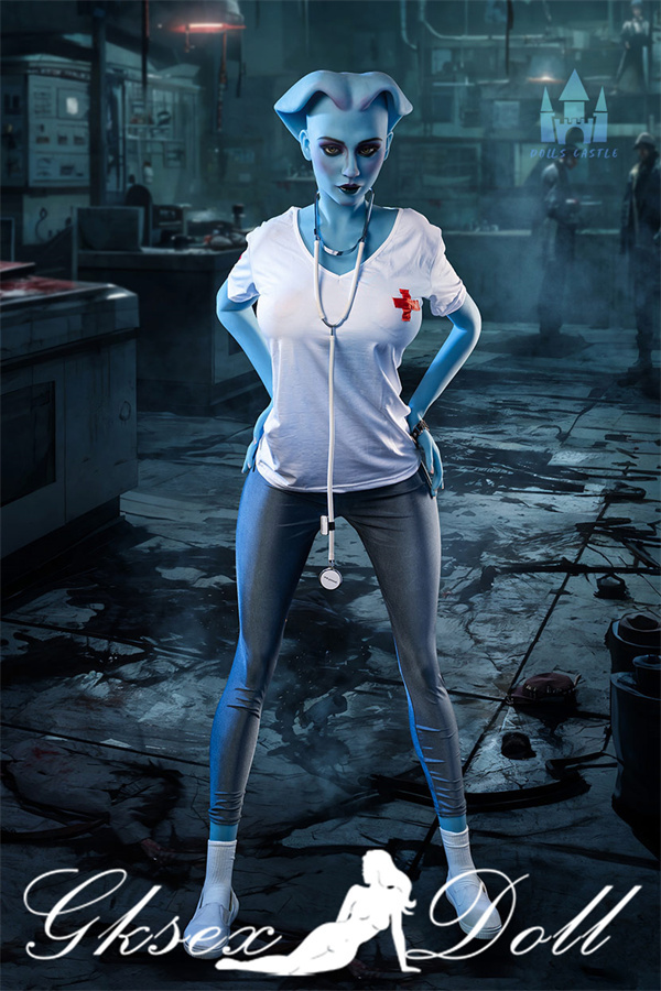 DC37035 04CM G-CUP Blue Skin Hentai Alien Tpe Sex Doll #A14 Zosia DC37035 04 170cm G-Cup Blue Skin Hentai Alien TPE Sex Doll #A14 Zosia