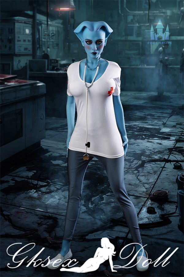 DC37035 06CM G-CUP Blue Skin Hentai Alien Tpe Sex Doll #A14 Zosia DC37035 06 170cm G-Cup Blue Skin Hentai Alien TPE Sex Doll #A14 Zosia