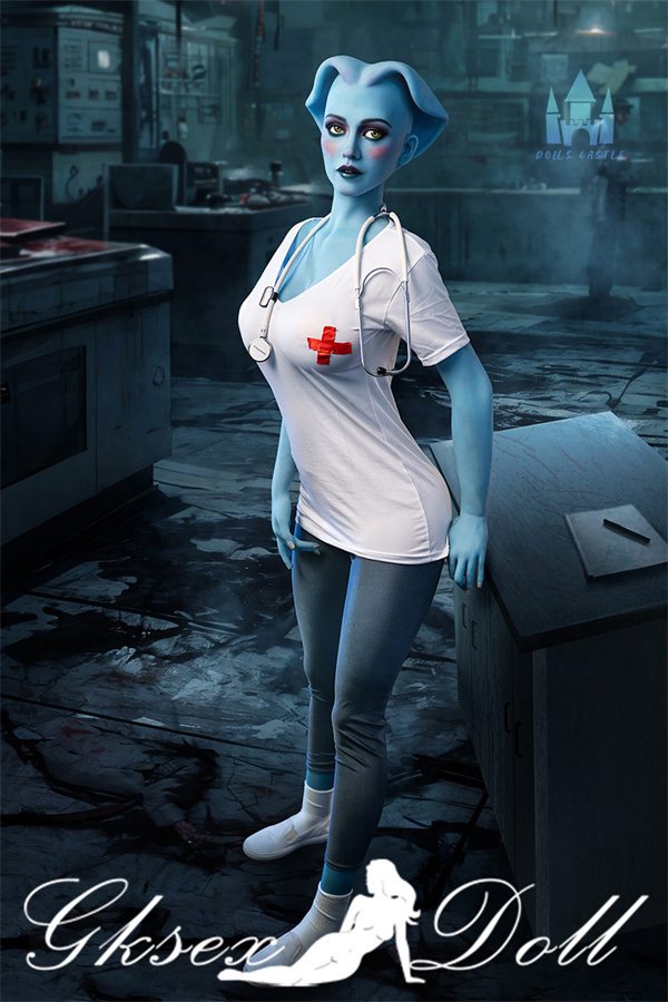 DC37035 09CM G-CUP Blue Skin Hentai Alien Tpe Sex Doll #A14 Zosia DC37035 09 170cm G-Cup Blue Skin Hentai Alien TPE Sex Doll #A14 Zosia
