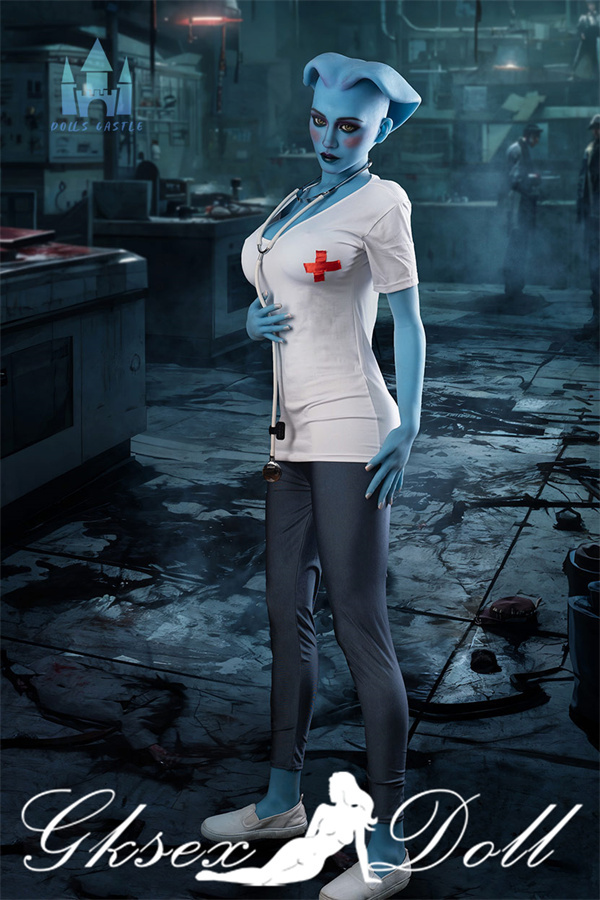 DC37035 10CM G-CUP Blue Skin Hentai Alien Tpe Sex Doll #A14 Zosia DC37035 10 170cm G-Cup Blue Skin Hentai Alien TPE Sex Doll #A14 Zosia