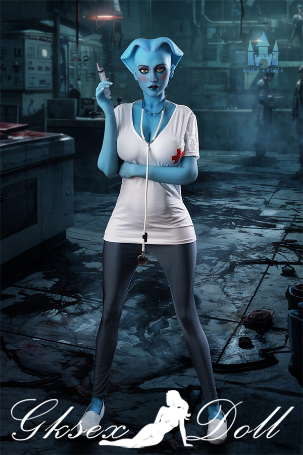 DC37035 14CM G-CUP Blue Skin Hentai Alien Tpe Sex Doll #A14 Zosia DC37035 14 170cm G-Cup Blue Skin Hentai Alien TPE Sex Doll #A14 Zosia