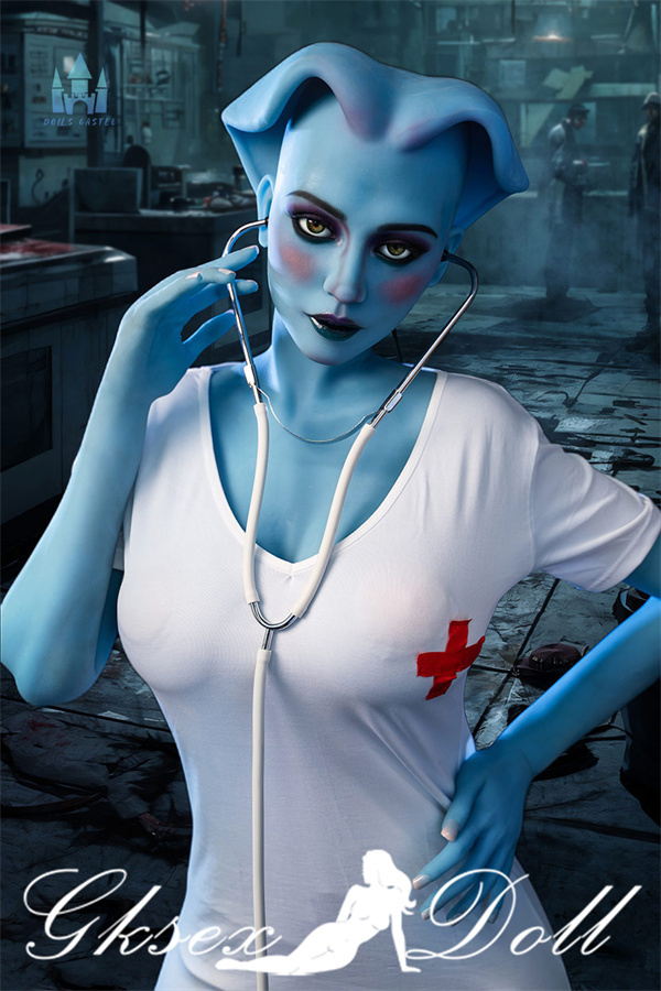 DC37035 17CM G-CUP Blue Skin Hentai Alien Tpe Sex Doll #A14 Zosia DC37035 17 170cm G-Cup Blue Skin Hentai Alien TPE Sex Doll #A14 Zosia
