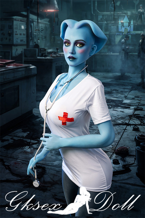 DC37035 19CM G-CUP Blue Skin Hentai Alien Tpe Sex Doll #A14 Zosia DC37035 19 170cm G-Cup Blue Skin Hentai Alien TPE Sex Doll #A14 Zosia