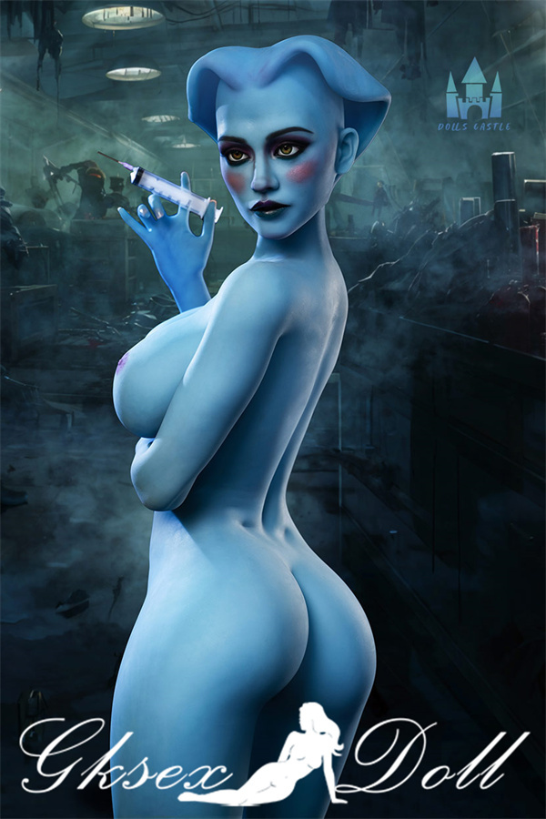 DC37035 31CM G-CUP Blue Skin Hentai Alien Tpe Sex Doll #A14 Zosia DC37035 31 170cm G-Cup Blue Skin Hentai Alien TPE Sex Doll #A14 Zosia