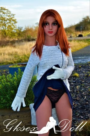 sexdoll04078 21 155 cm small breasts gentle tpe sex doll long hair Sandra