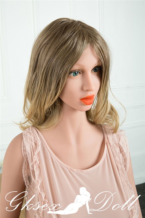sexdoll04130 10 160cm Short Hair Blonde Beauty TPE Sex Doll Anna