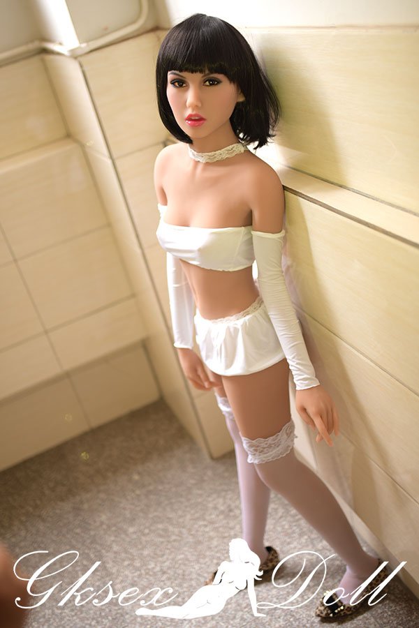sexdoll06050 05 158cm B-Cup Korean Skinny TPE Sex Doll With Short Black Hair
