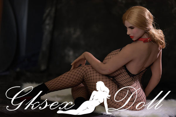 SexDoll06088 14CM K-cup Chubby Realistyczna lalka seksu z blond włosami sexdoll06088 14 161cm K-Cup Chubby Realistic Sex Doll With Blonde Hair