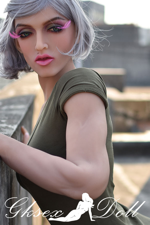 sexdoll06092 12 163cm C-Cup Mature White Short Hair Sports Love Doll