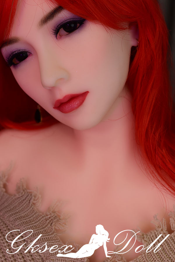 sexdoll06140 06 sexdoll06140 06 166cm D-Cup Best Japanese Sex Doll With Red Hair