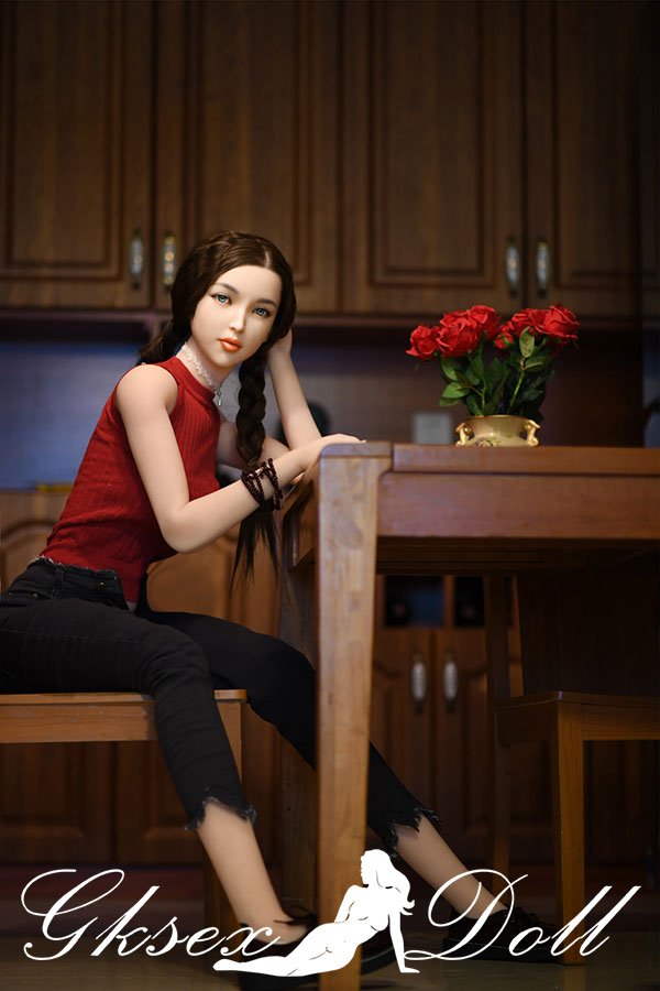 sexdoll06154 06 170cm Small Boobs Sexy Chinese Sex Doll Silicone Head