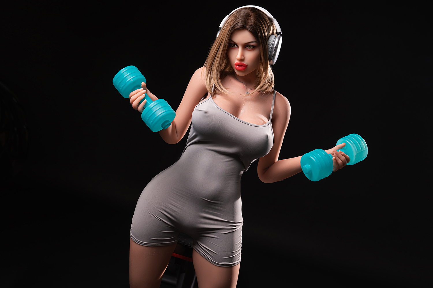 Sexdoll06166 01cm Sexy blonde Sport-Sexpuppe mit großem Arsch sexdoll06166 01 164cm Big Ass Sexy Blonde Sports Sex Doll