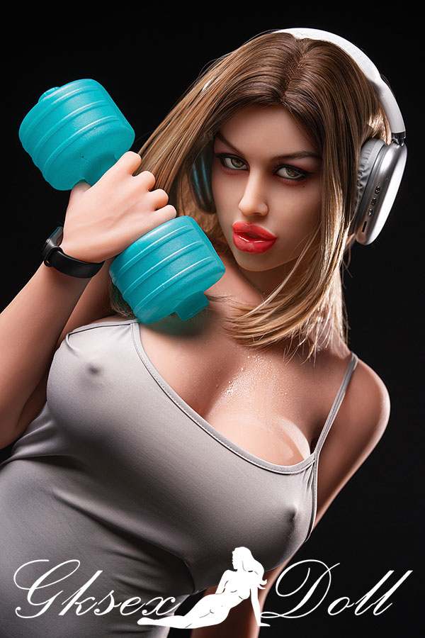 Sexdoll06166 05cm Sexy blonde Sport-Sexpuppe mit großem Arsch sexdoll06166 05 164cm Big Ass Sexy Blonde Sports Sex Doll