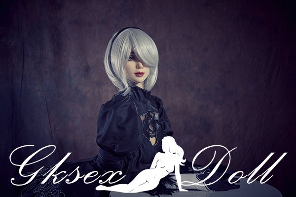 sexdoll08029 06 170cm Love Doll Silver Hair Anime Sex Doll 2B