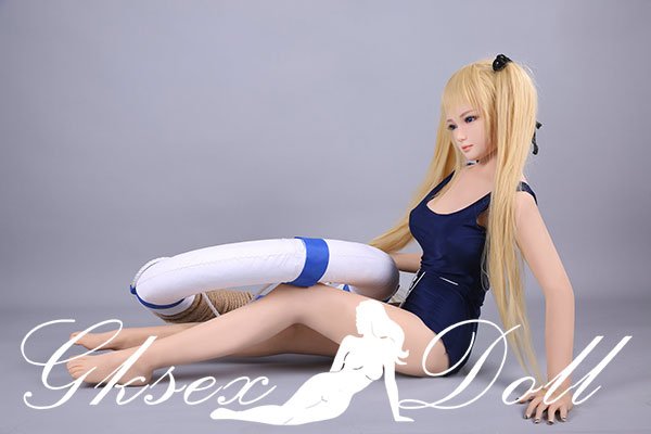 sexdoll08039 14 168cm Big Breasted Love Doll Blonde Twin Ponytails Dream Girl
