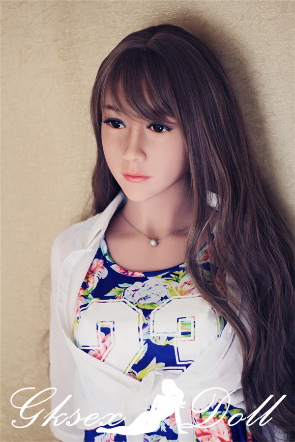 sexdoll10011 03 158cm Normal Chest Long Hair TPE Sex Doll