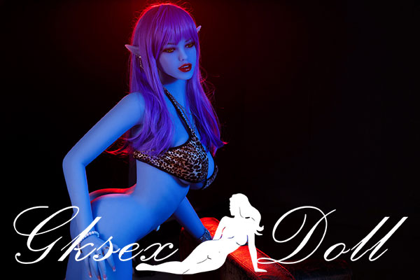 sexdoll14089 17 sexdoll14089 17 158cm Medium Boobs Blue Skin Elf Ears Love Doll