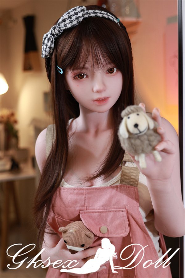 sexdoll48007 07 158cm Asian Gentle Long Hair Cute Love Doll Silicone Sex Doll