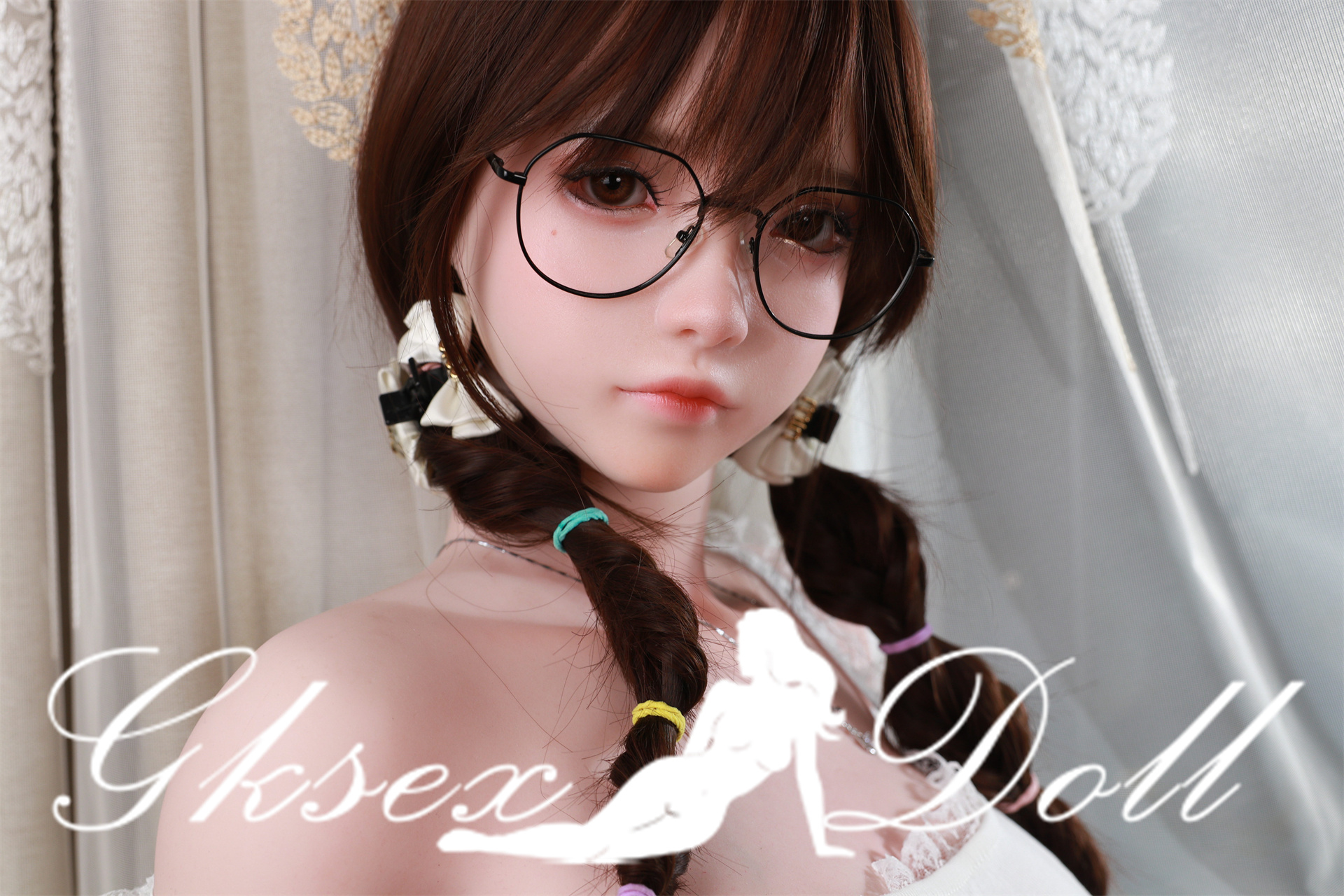 sexdoll48012 11 sexdoll48012 11 158cm Big Breasted Twin Ponytail Girl Cute Love Doll Silicone Sex Doll