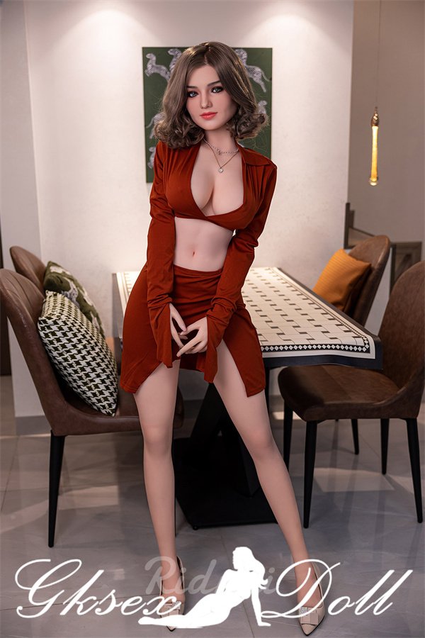 sexdoll49005 19 163cm Realistic Sex Doll Silicone Head TPE Body Adult Love Doll Krista