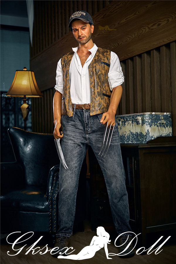 poupée sexuelle04299 06cm M2 William Wolverine Poupée Sexuelle en Silicone sexdoll04299 06 176cm M2 William Wolverine Silicone Sex Doll