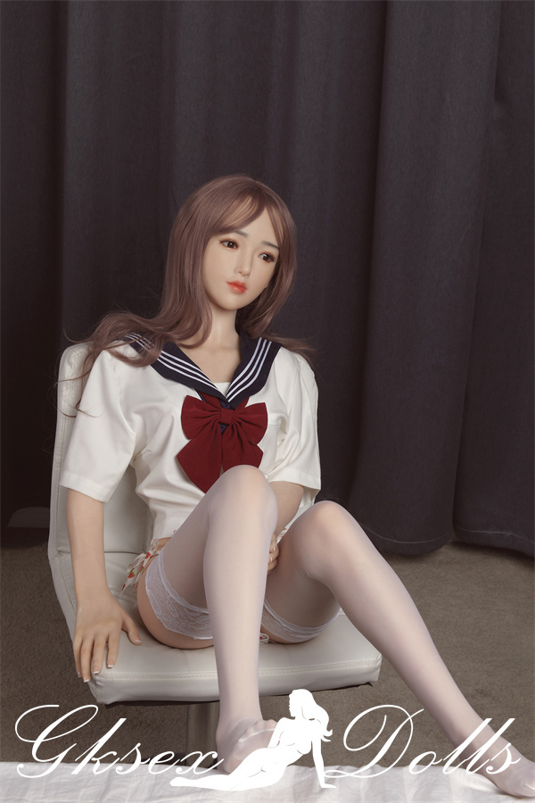 muñeca sexual35018 3 02cm uniforme escolar japonés uniforme marinero niña muñeca de silicona Lena Ca01 se puede personalizar sexdoll35018 3 02 150/160/168cm Japanese School Uniform Sailor Uniform Girl Silicone Doll Lena Ca01 Can Be Customized