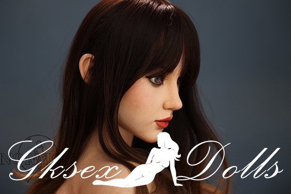 Sexdoll45010 18cm f-cup seksikäs japanilainen kauneus silikonipeakihileinen seksi nukke lena sexdoll45010 18 163cm F-Cup Sexy Japanese Beauty Silicone Head Skinny Sex Doll Lena