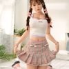 sexdollD26012 16 169cm D-Cup Twin Ponytail Girl Silicone Sex Doll Lily Lily Hair