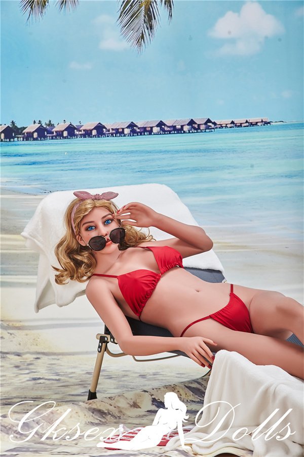 sexdollOVU04 20 02 163cm Red Bikini Big Ass Beauty Sex Doll In Stock In The US