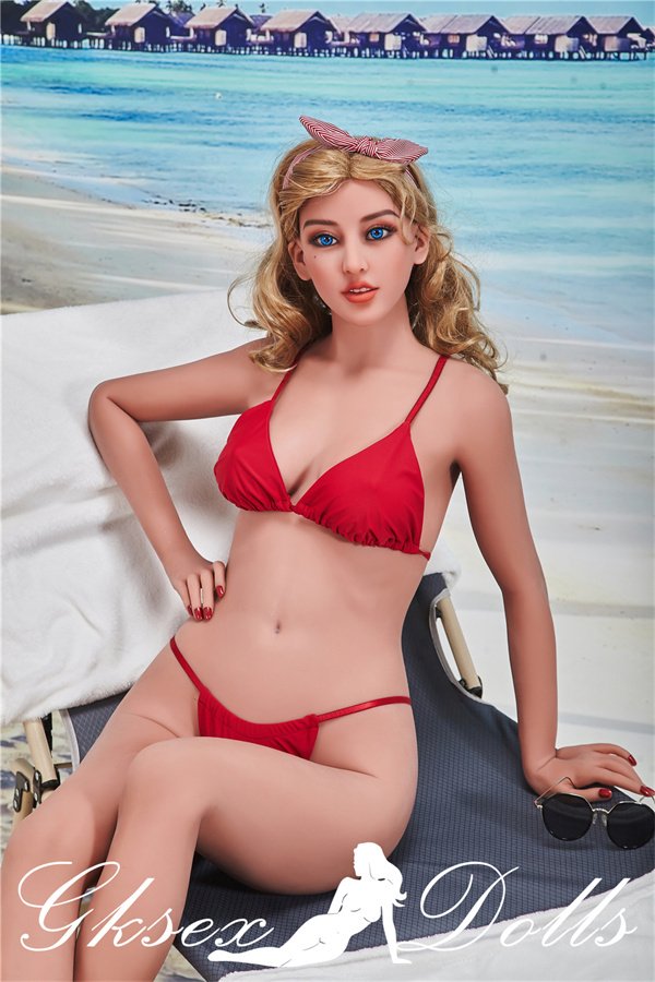 sexdollOVU04 20 06 163cm Red Bikini Big Ass Beauty Sex Doll In Stock In The US
