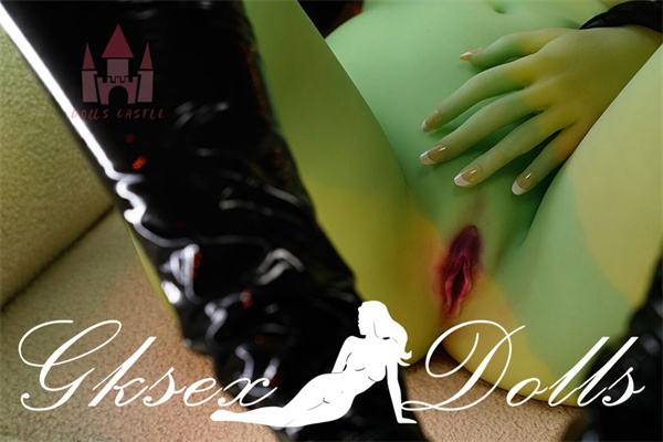 sexdollOVU37 22 30 Green Skin Alien E-Cup 163cm Sex Doll In Stock In The USA
