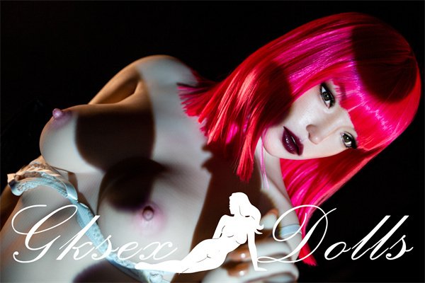 sexdollOVU39 10 18 Silicone Head  TPE Body Pink Hair 157cm Sex Doll In Stock In The United States
