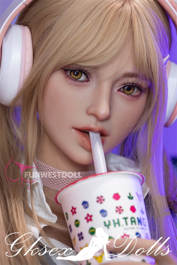 sexdollOVU41 010 10 159cm Blond Esports Girl With Twin Tails TPE Sex Dolls In Stock In The US