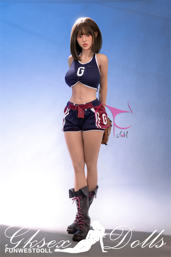 sexdollOVU41 06 02 155cm Short Hair Baseball Girl TPE Sex Doll In Stock In The US