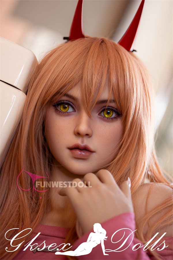 sexdollOVU41 09 21 159cm Blond Little Devil Pretty Girl TPE Sex Doll In Stock In The US