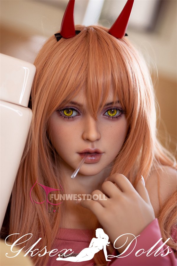 sexdollOVU41 09 22 159cm Blond Little Devil Pretty Girl TPE Sex Doll In Stock In The US