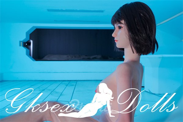 sexdollOVU42 49 1 07 163cm Short Hair Soft Silicone Head TPE Body Sex Doll Momo-Plus