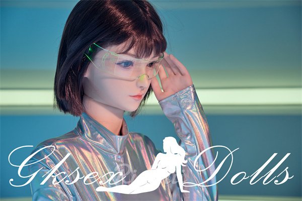 sexdollOVU42 49 1 18 163cm Short Hair Soft Silicone Head TPE Body Sex Doll Momo-Plus